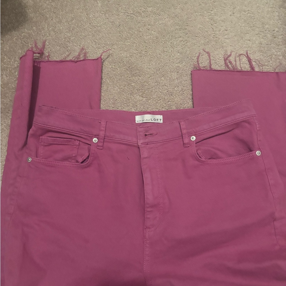 Ann Taylor Loft Purple Jeans